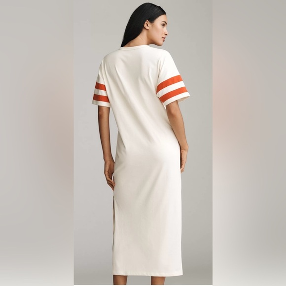 Daily Practice Sporty White and Red Dress - Picture 4 of 12